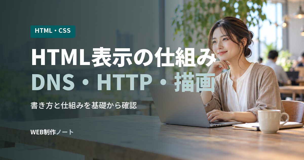 HTML表示の仕組みDNS・HTTP・描画