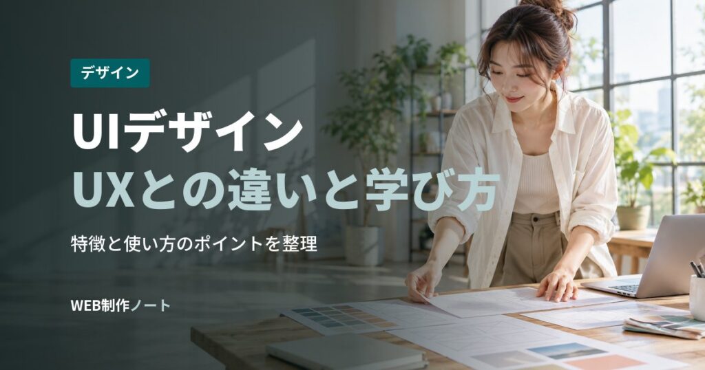 UIデザインUXとの違いと学び方